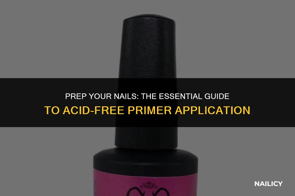 how to use acid free nail primer