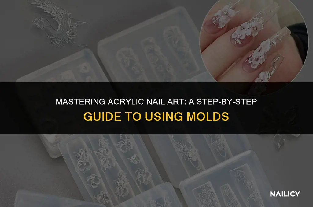 how to use acrylic nail art molds