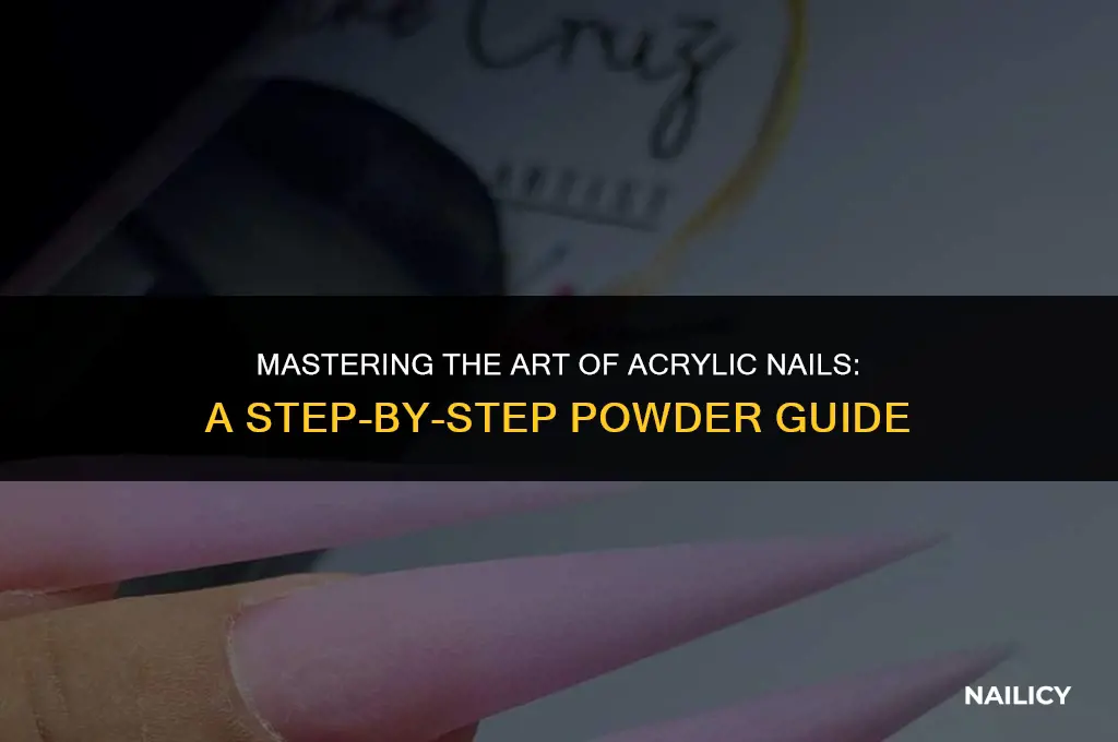 how to use acrylic nail art powder