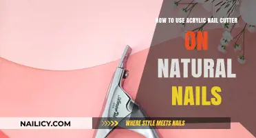 Precision and Care: Using Acrylic Nail Cutters on Natural Nails