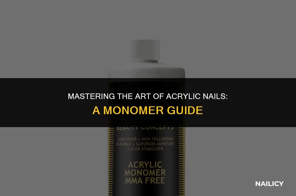 how to use acrylic nail monomer