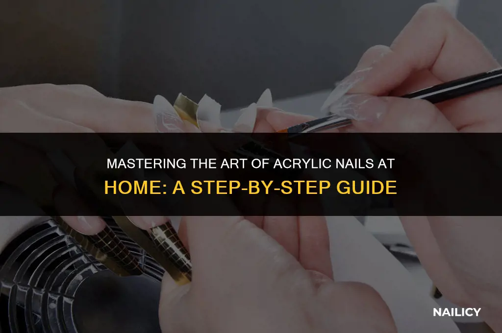 how to use acrylic nail powder at home