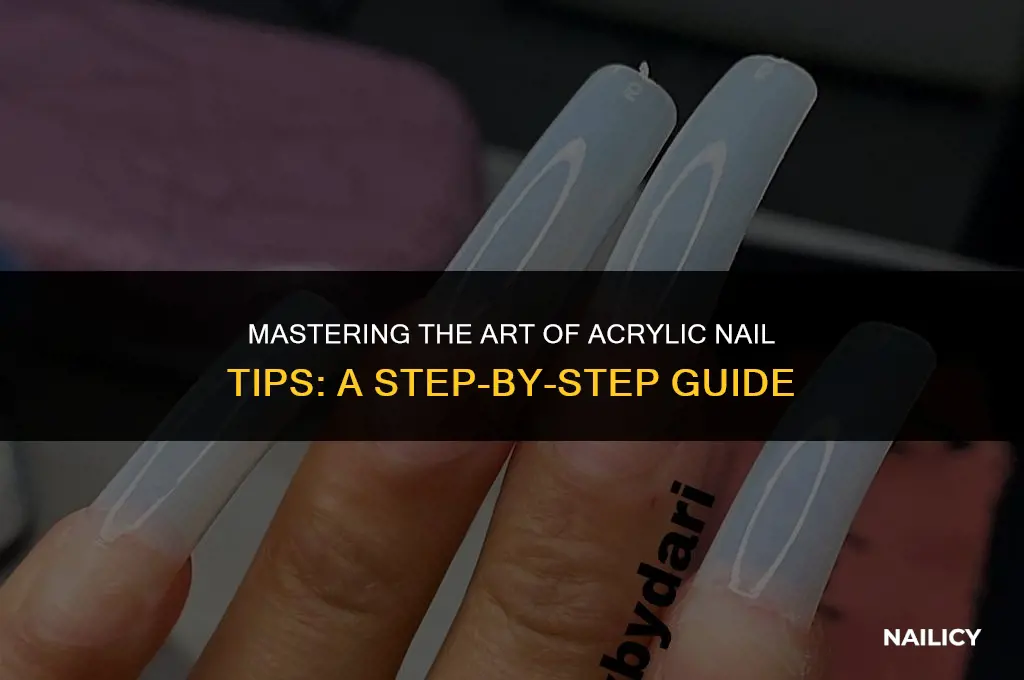 how to use acrylic nail tipes