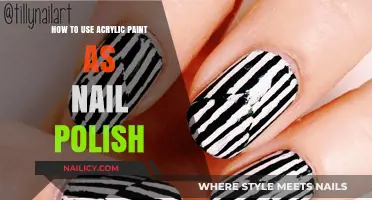 Creative Nails: Using Acrylic Paint as a Nail Polish Alternative