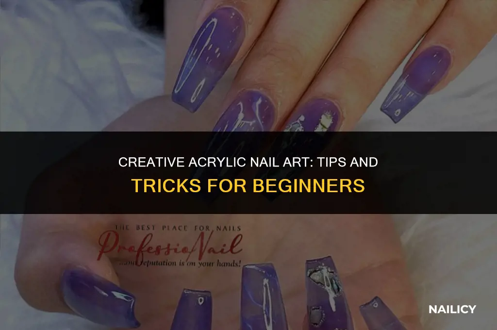 how to use acrylic paint nail art