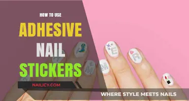 Creative Nail Art Made Easy: Adhesive Stickers for Stylish Fingers