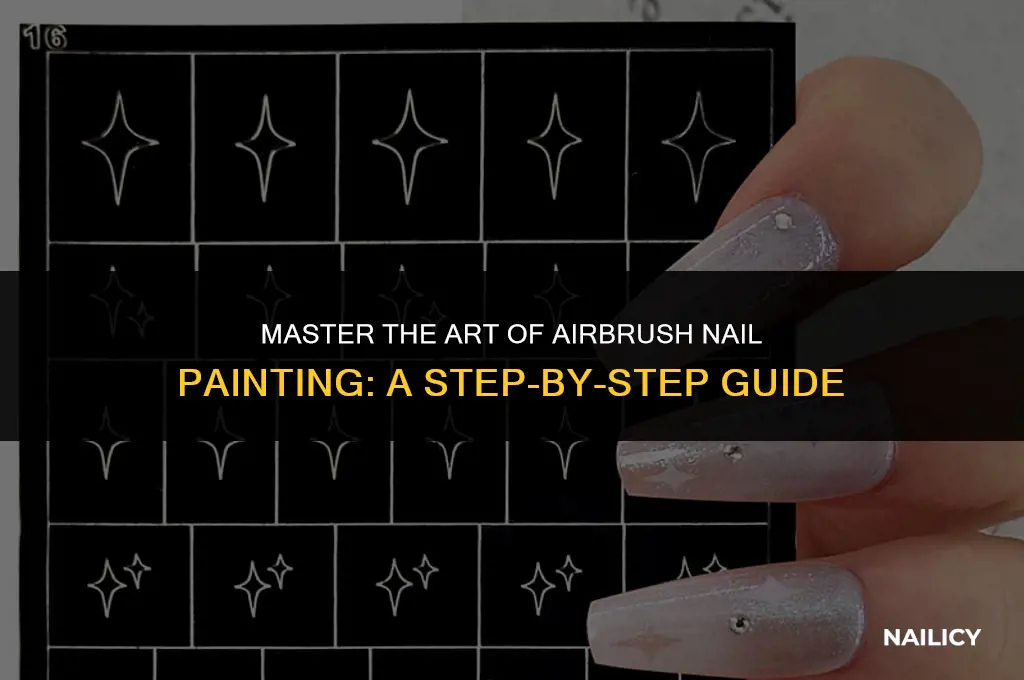 how to use airbrush nail paint