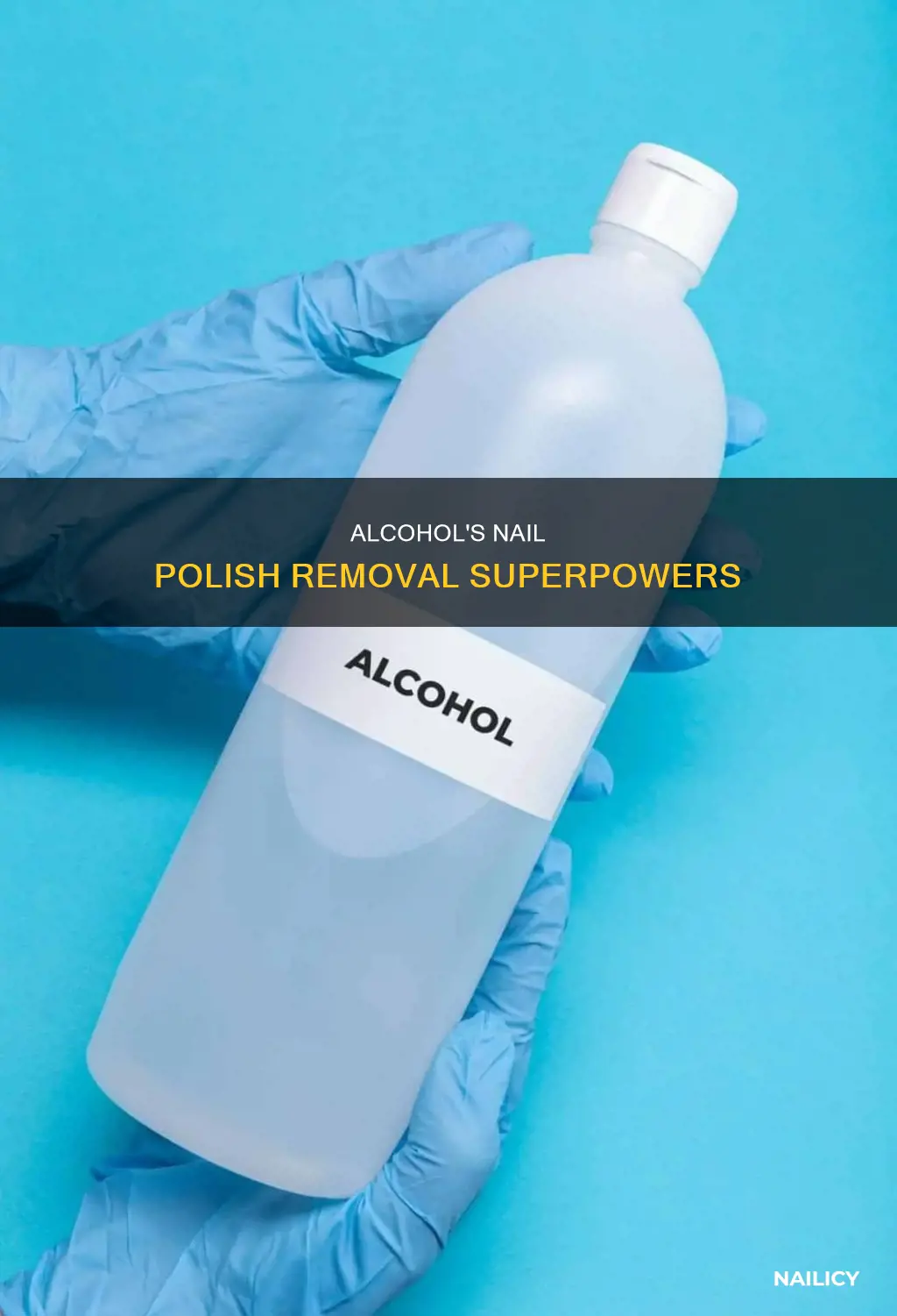 how to use alcohol to remove nail polish