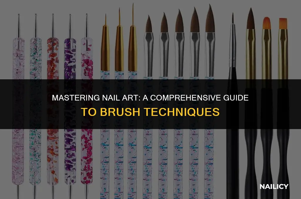 how to use all nail art brushes