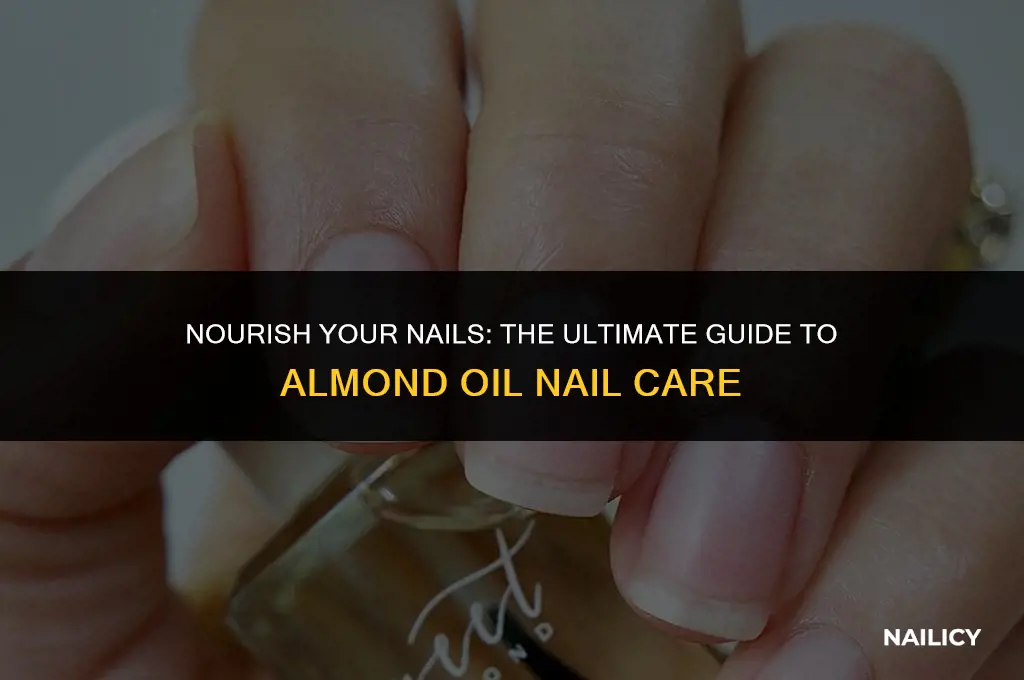 how to use almond oil nail &amp