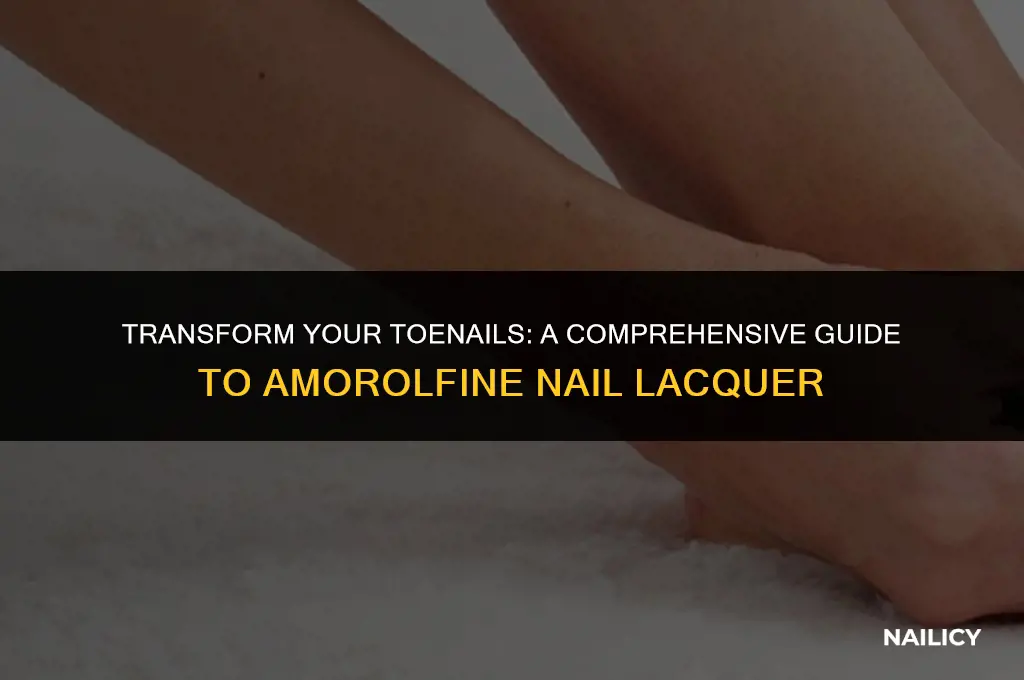 how to use amorolfine nail lacquer
