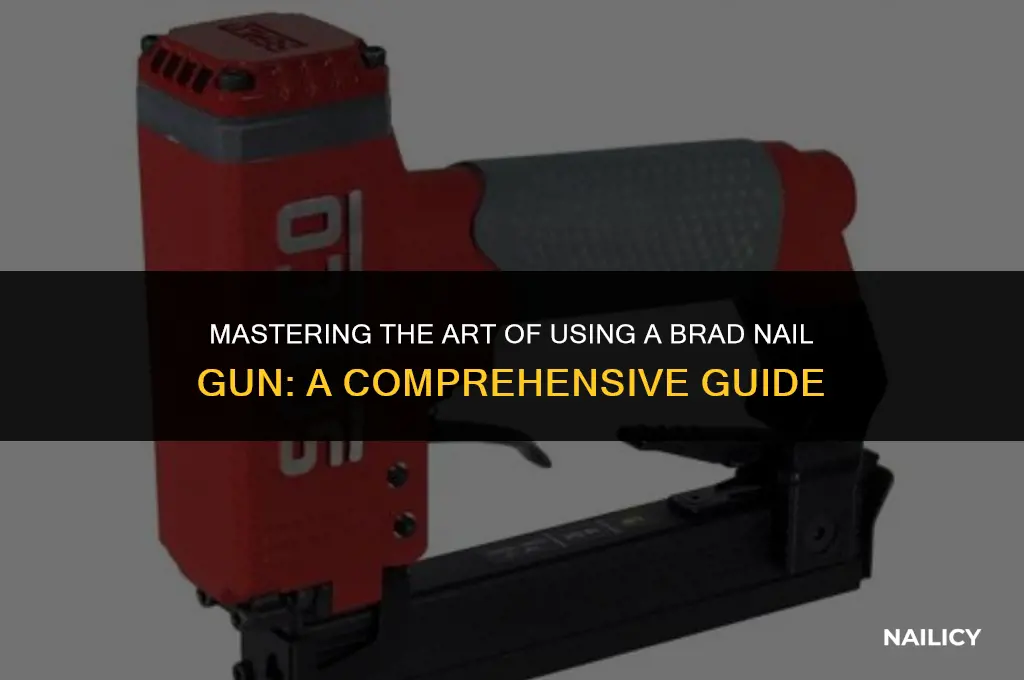 how to use and operate brad nail gun