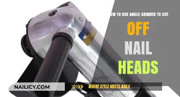 Effortlessly Remove Nail Heads with an Angle Grinder: A DIY Guide