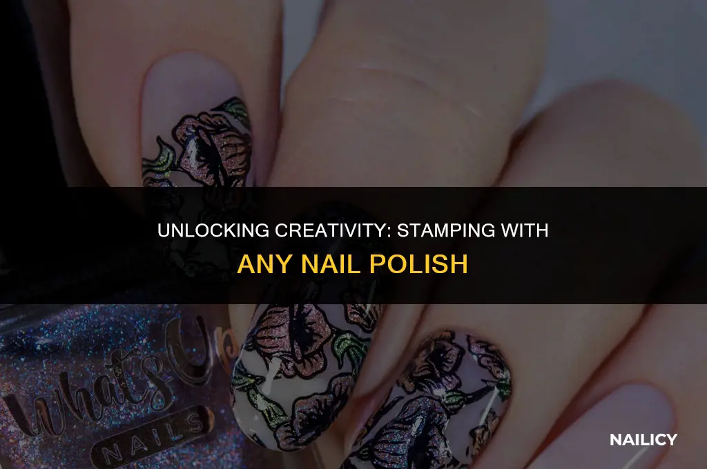 how to use any nail polish for stamping