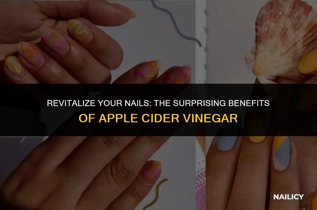 how to use apple cider vinegar on nails