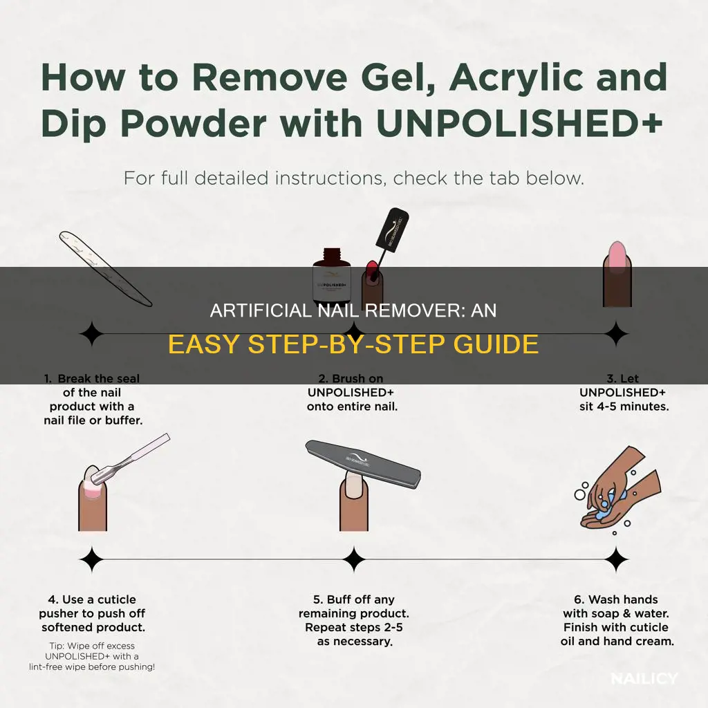 how to use artificial nail remover