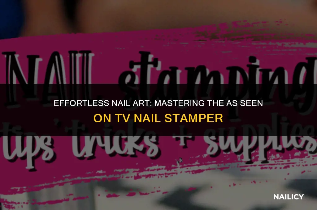 how to use as seen on tv nail stamper