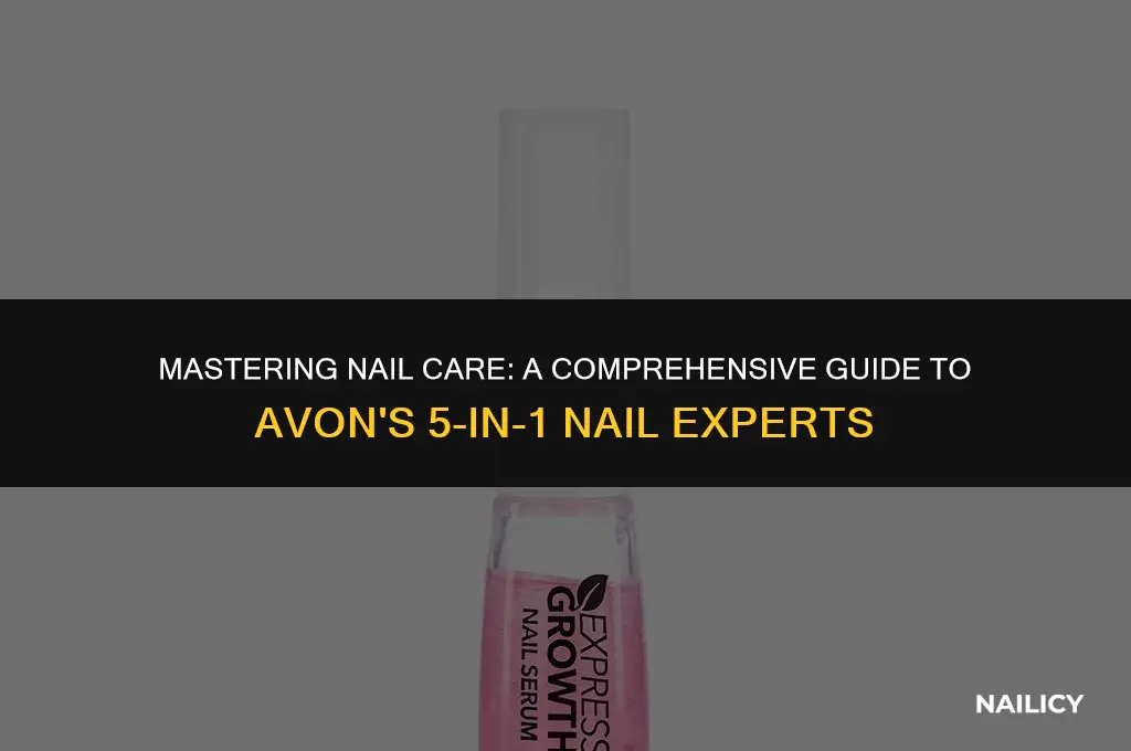 how to use avon nail experts 5 in 1