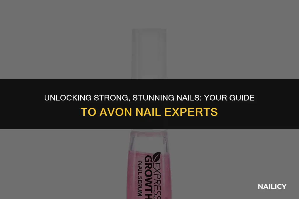 how to use avon nail experts strong results
