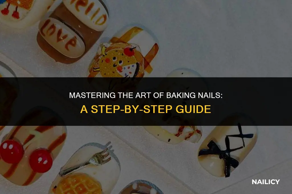 how to use baking nails
