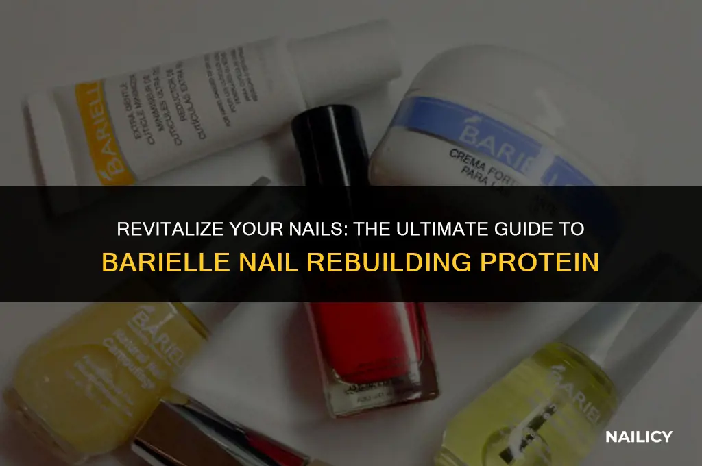 how to use barielle nail rebuilding protein