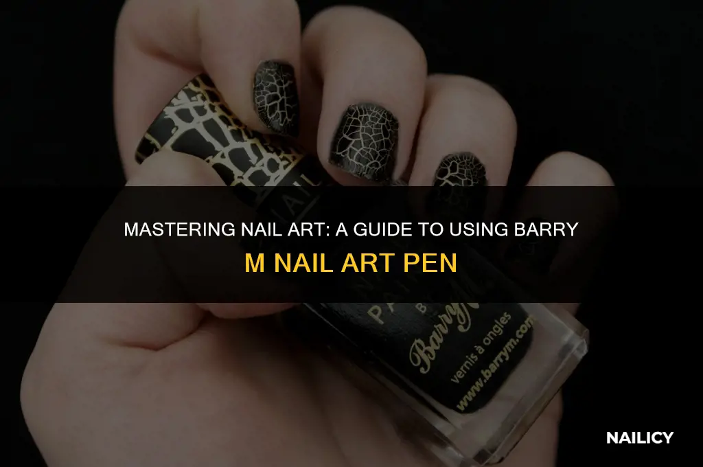 how to use barry m nail art pen
