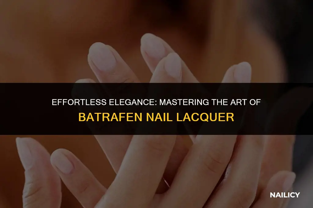 how to use batrafen nail lacquer