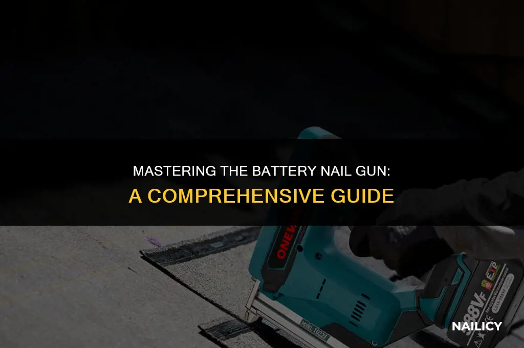 how to use battery nail gun