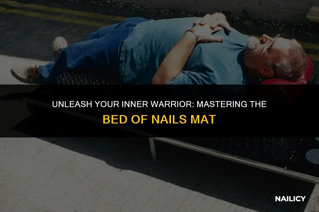 how to use bed of nails mat