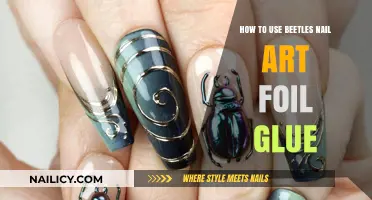 Creative Beetle Nail Art: A Step-by-Step Guide to Using Foil Glue