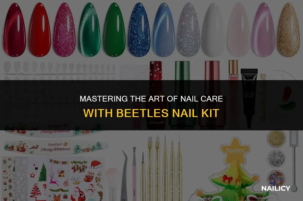 how to use beetles nail kit