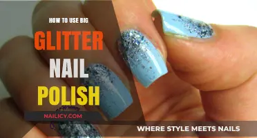 Mastering Bold Manicures: A Guide to Applying Big Glitter Nail Polish
