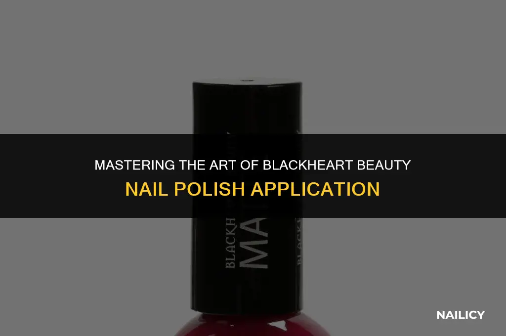 how to use blackheart beauty nail polish