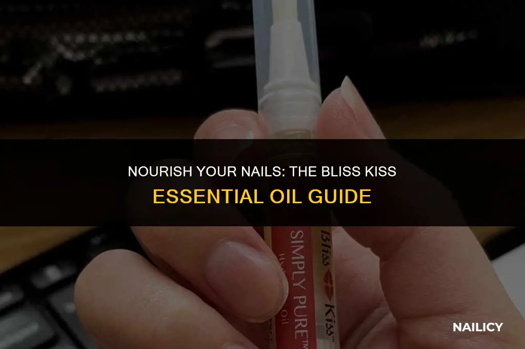how to use bliss kiss nail oil