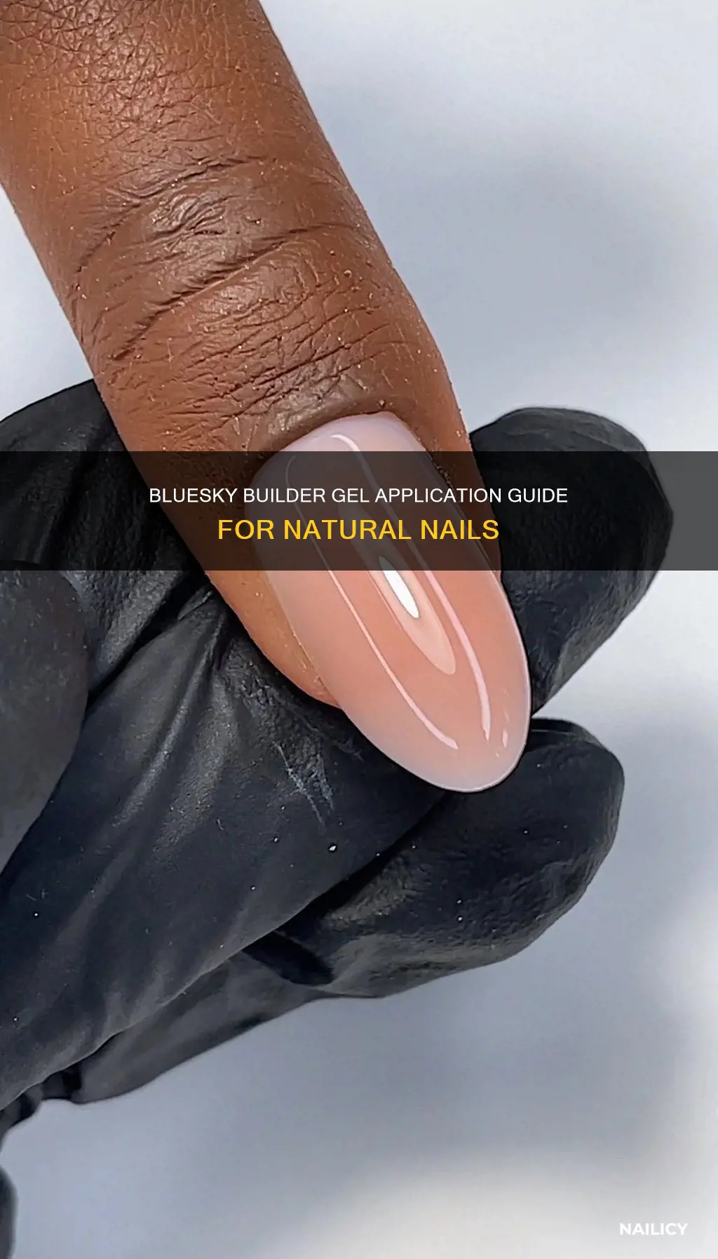 how to use bluesky builder gel on natural nails