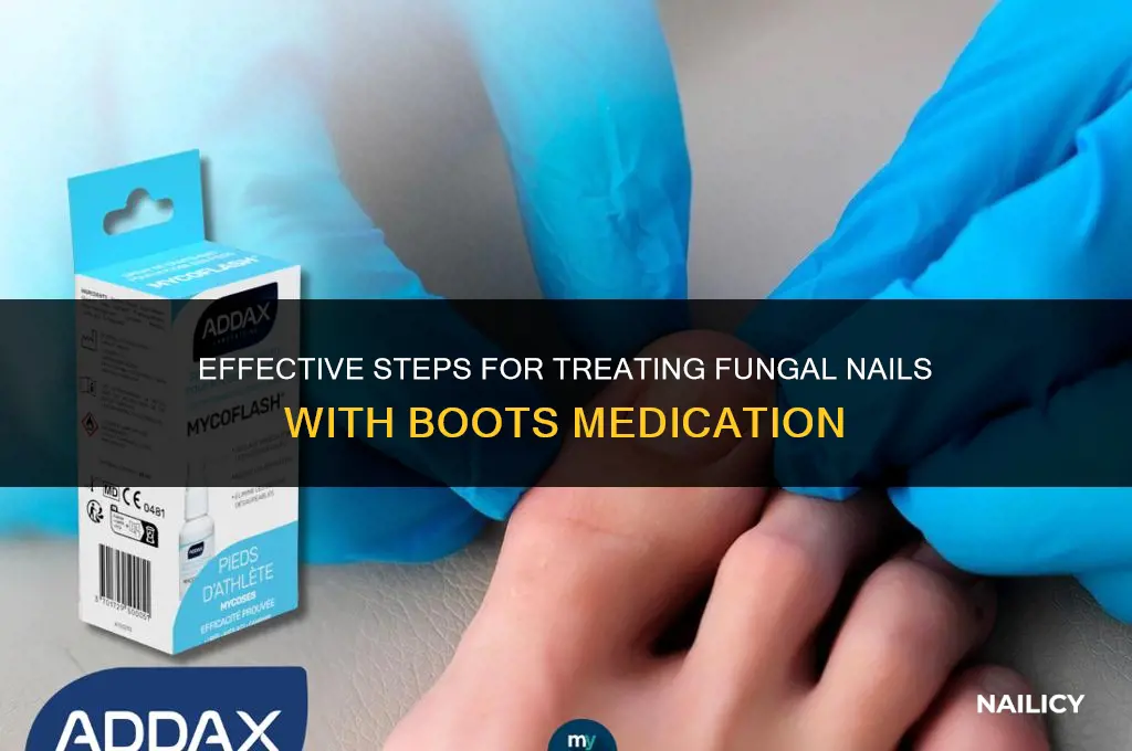 how to use boots fungal nail treatment