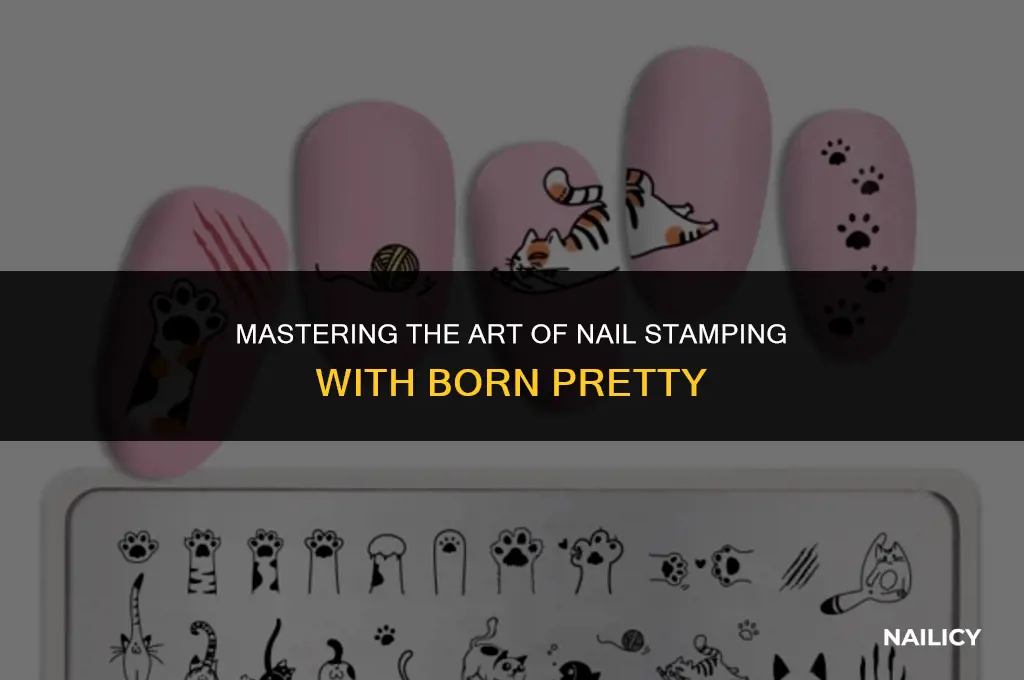how to use born pretty nail stamp