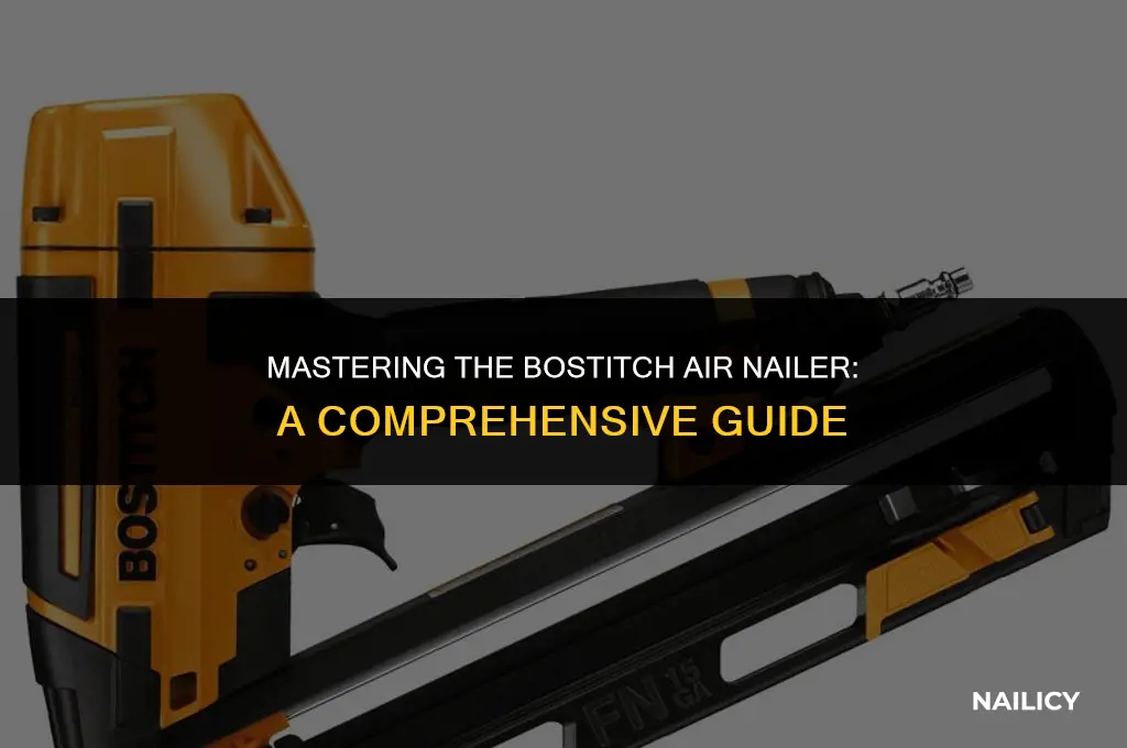 how to use bostitch air nailer