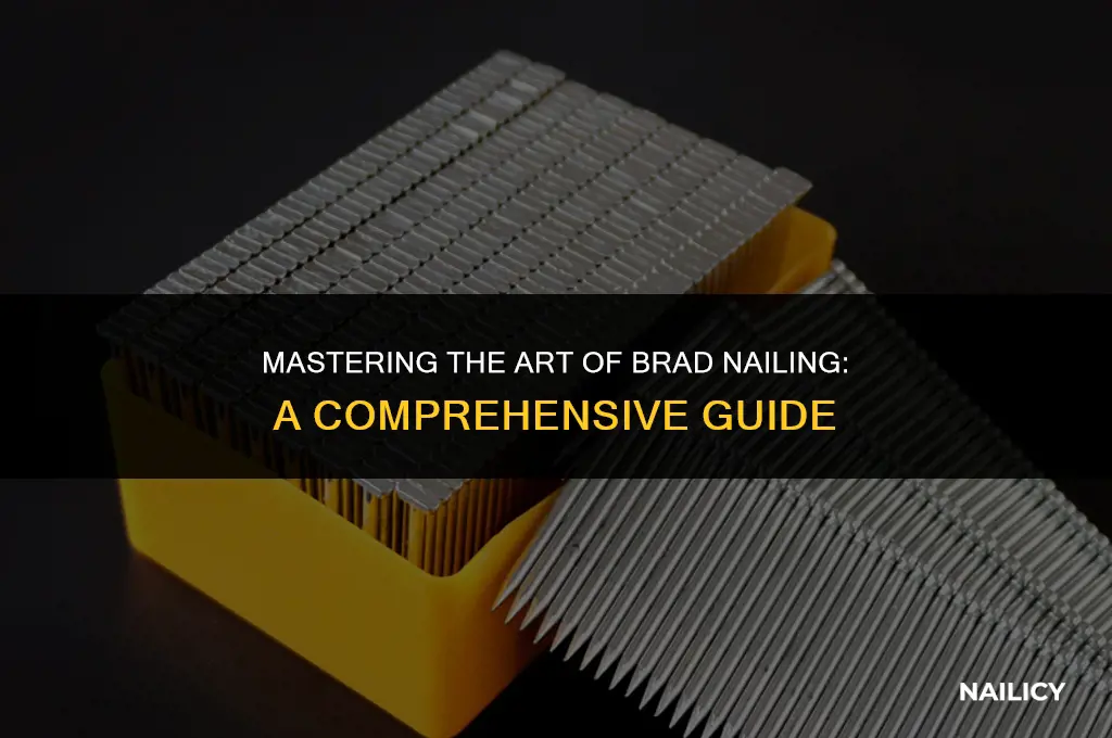 how to use brad nail