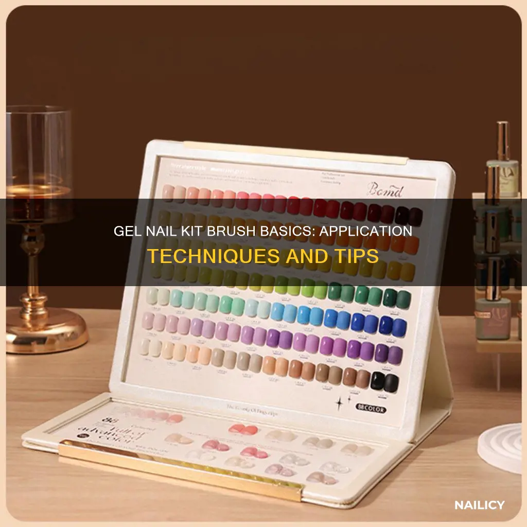 how to use brush on gel nail kit