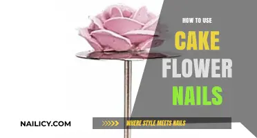 Elegant Nail Art: Mastering the Use of Cake Flower Nails