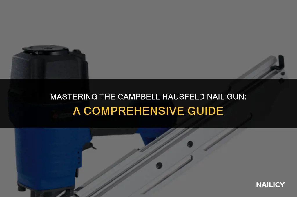 how to use campbell hausfeld nail gun