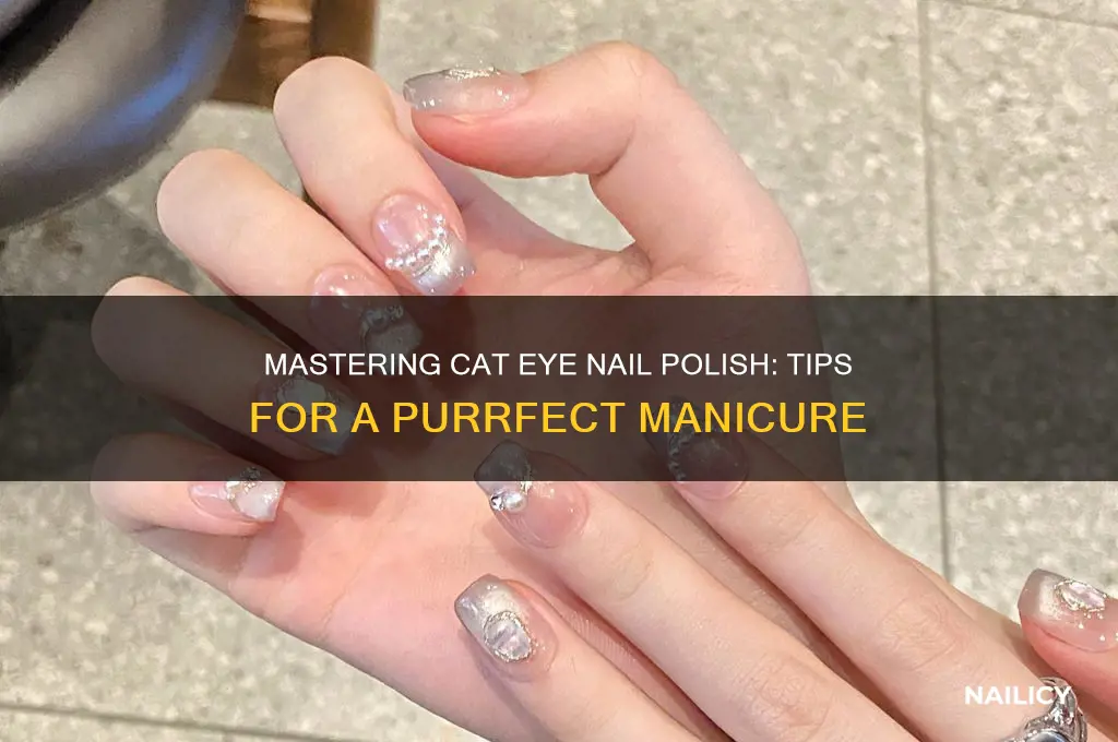 how to use cat eye nail polish