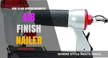 Mastering the Central Pneumatic Air Finish Nailer: A Comprehensive Guide