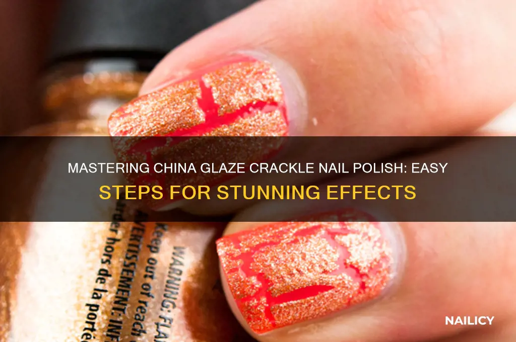 how to use china glaze crackle nail polish