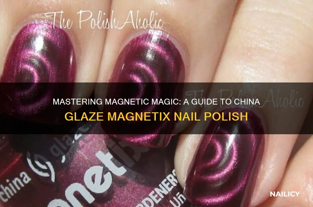 how to use china glaze magnetix nail polish
