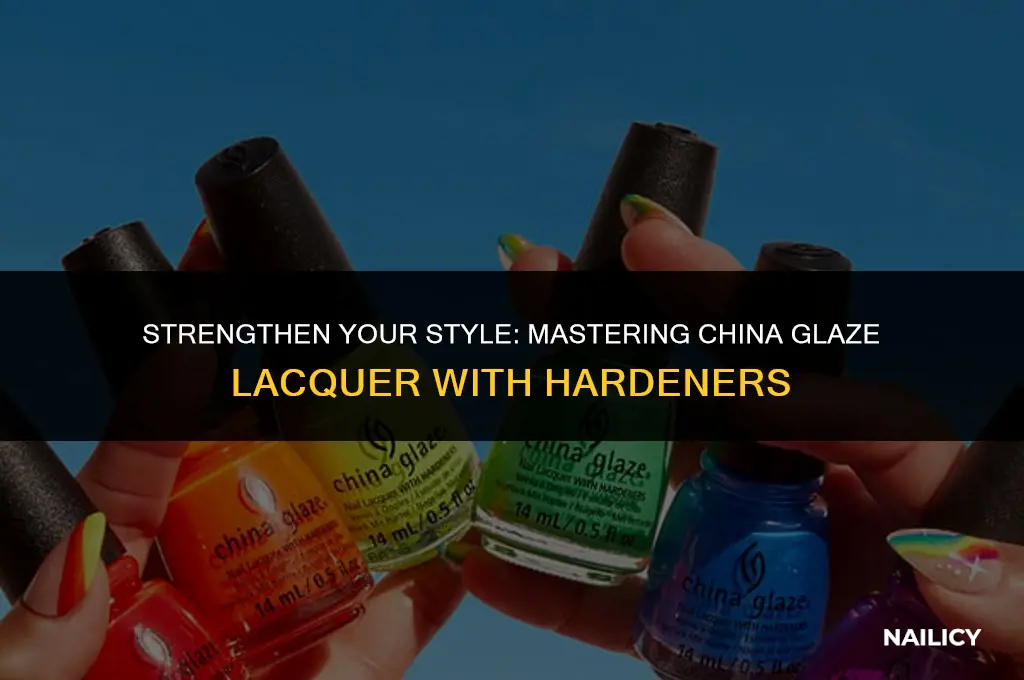 how to use china glaze nail lacquer with hardeners