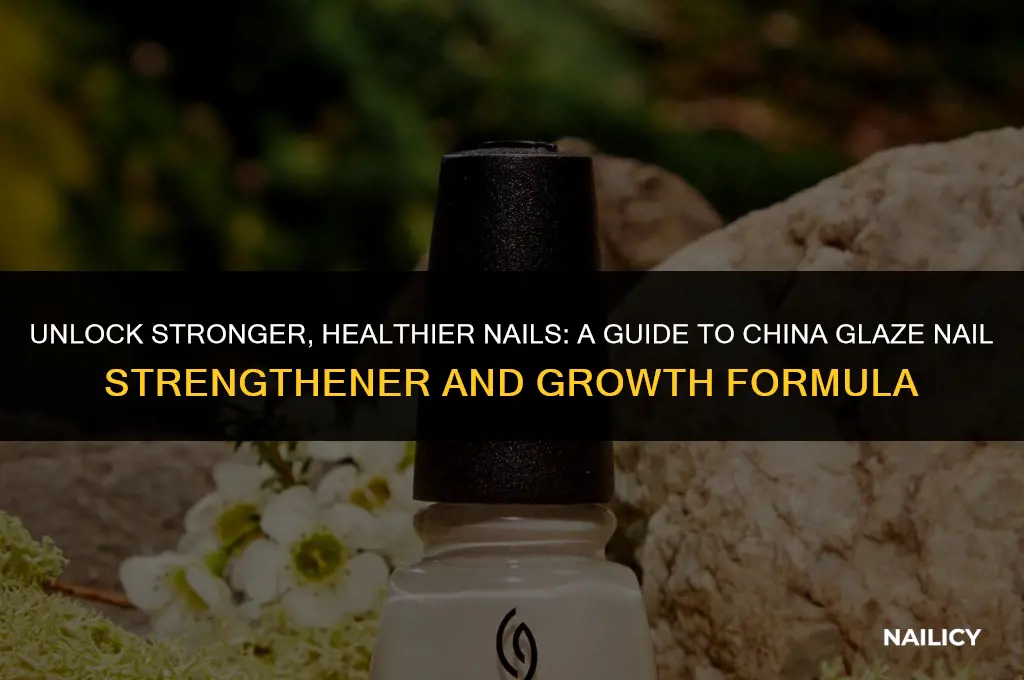 how to use china glaze nail strengthener and growth formula