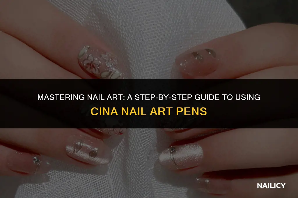 how to use cina nail art pen