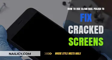 Quick Fix: Repair Cracked Screens with Clear Nail Polish